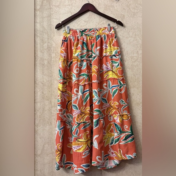 Rachel Rachel Roy Floral Tiered Maxi Skirt - Picture 1 of 3
